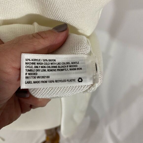 A New Day White Crewneck Sweater - Picture 6 of 6